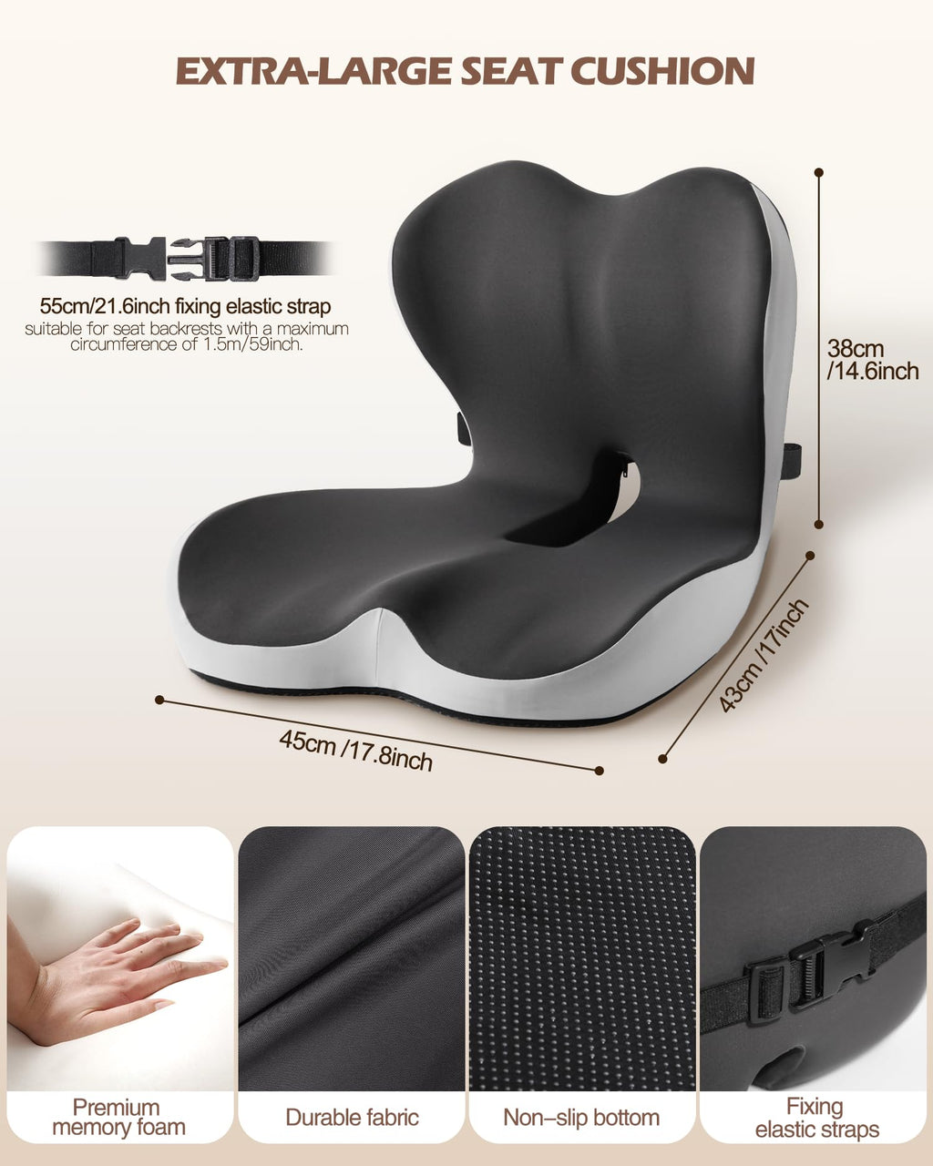 Ergonomic Office Chair Cushion