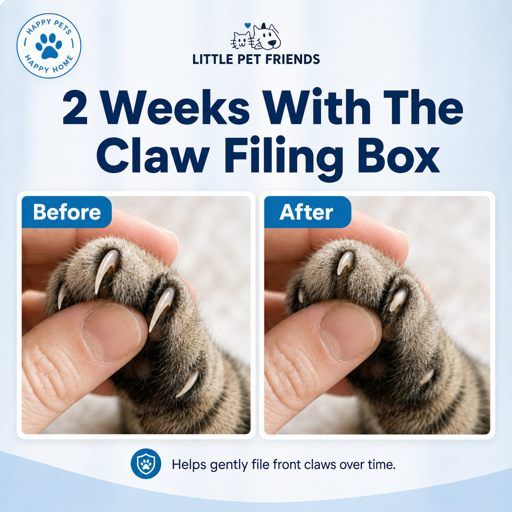 Interactive Cat Nail Filing Puzzle Box