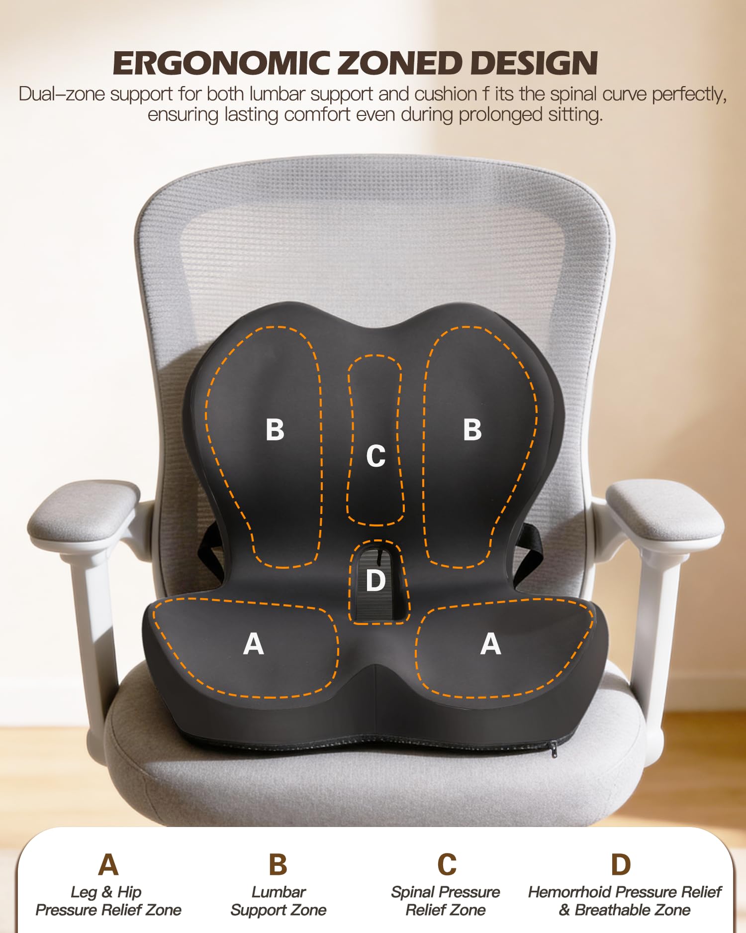 Ergonomic Office Chair Cushion