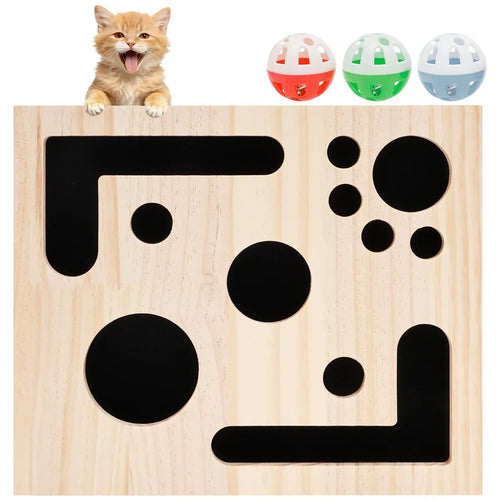 Interactive Cat Nail Filing Puzzle Box