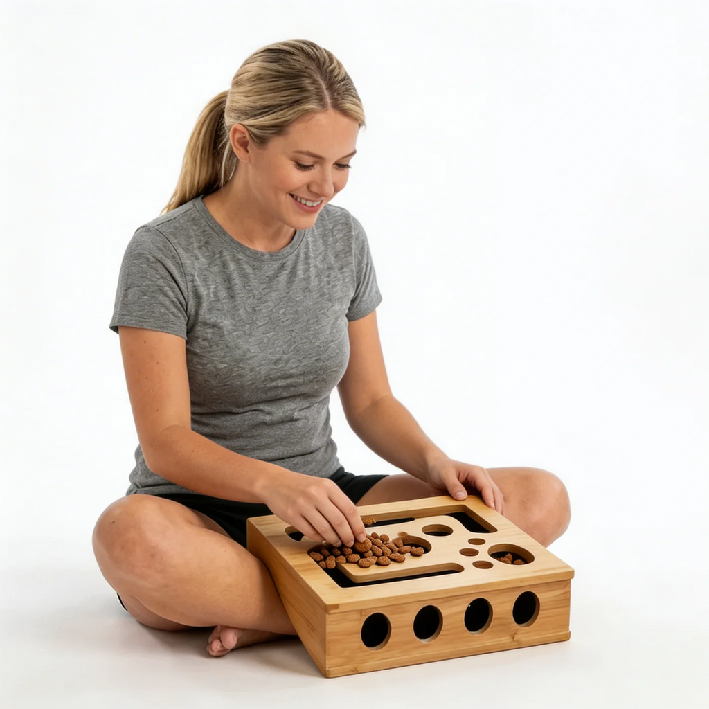 Interactive Cat Nail Filing Puzzle Box